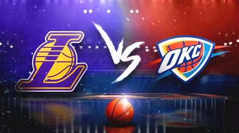 lakers vs thunder prediction|Thunder vs. Lakers: Predictions, latest odds and how to watch.